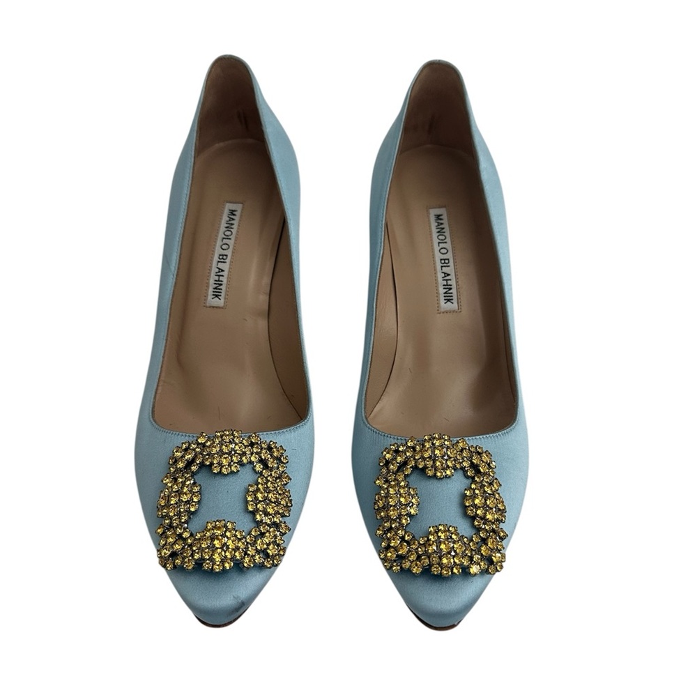Manolo Blahnik Hangisi Pumps size 38